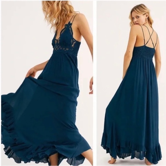 Free People One Adella Max Slip Dress, Size Small - Picture 2 of 6